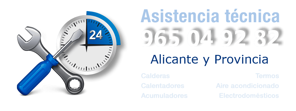 ✅ Asistencia técnica 965 04 92 82 Alicante y Provincia